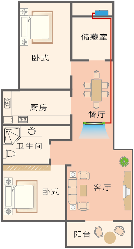 客餐廳中央空調(diào)日立UX變頻系列